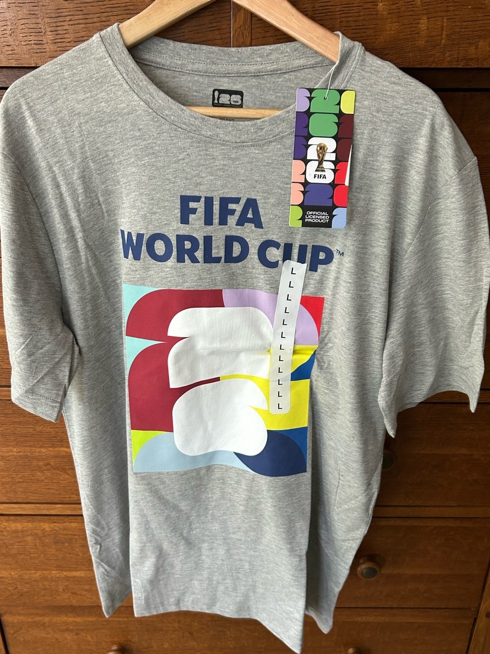 NWT-FIFA World Cup Men's Short Sleeve Graphic Tee - Large